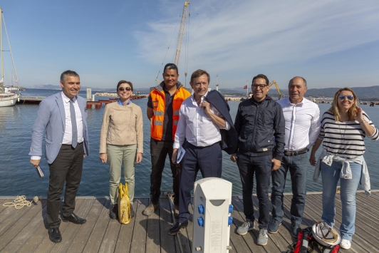 Travaux d'optimisation Port du Brusc