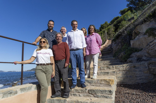Inauguration du sentier littoral Bonnettes/Garonne au Pradet