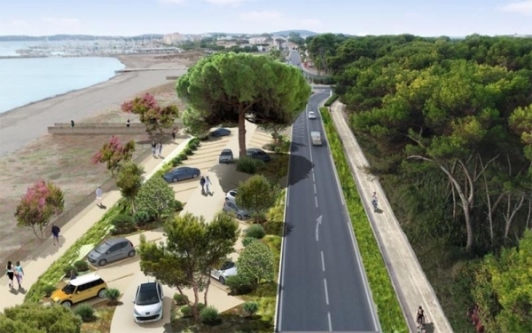 Projet promenade Front de mer Hyères ©Ville de Hyères 