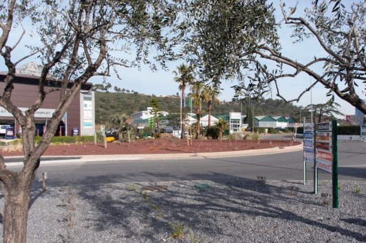 Aménagement des ronds points des 4 chemins à La Garde