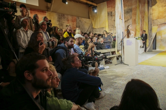 Remise des prix aux salins à Hyères, 34eme édition, festival de mode