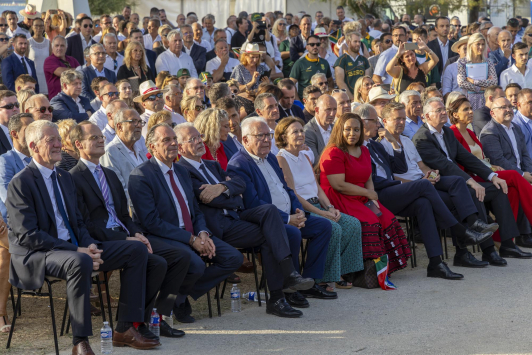 Cérémonie d'accueil de l'équipe du monde d'Afrique du sud à la Tour Royale