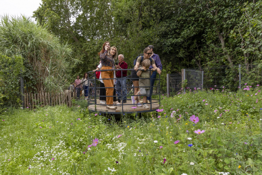 Oeuvre « Li Bello Vedere - Jardin Départemental du Las
