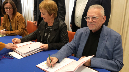 Signature convention partenariale - Bourse d'échanges aux logements TPM
