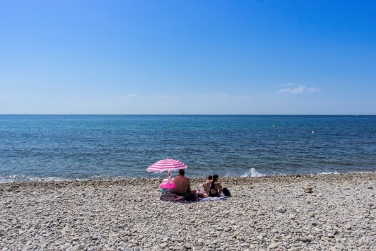 Plage de la Coudoulière, Saint Mandrier