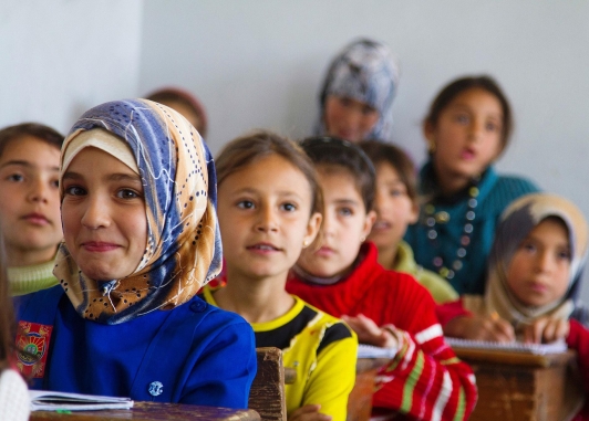Sur le chemin de l'école © DR