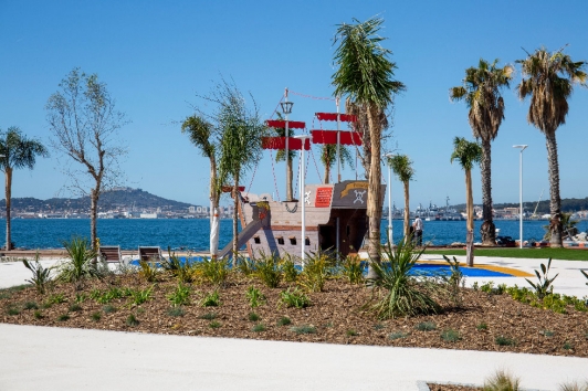 Jardin du Port marchand à Toulon