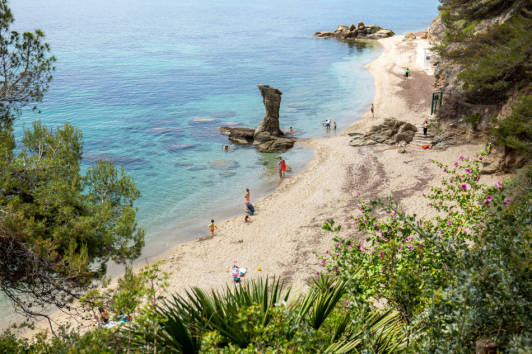 Toulon, plage de la Mitre