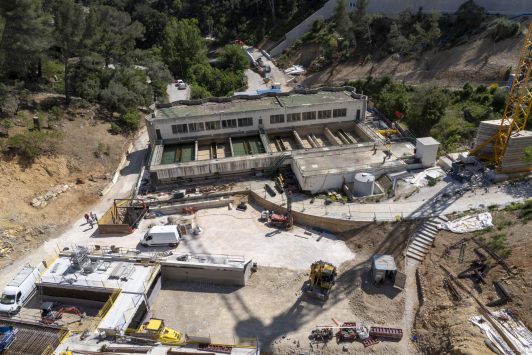 Travaux du barrage de Dardennes au Revest-Les-Eaux