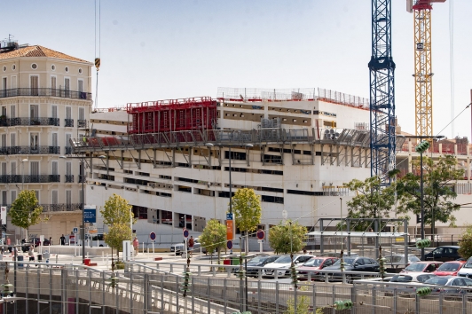 Failles de la façade - bâtiment ESAD TPM