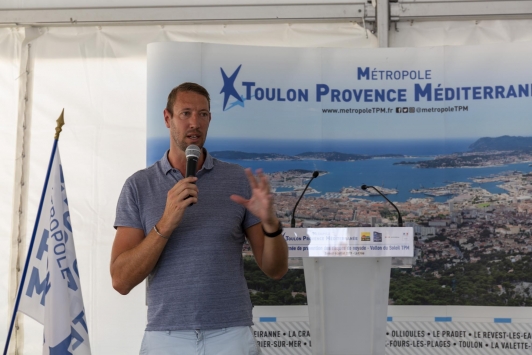 Champion, Alain Bernard - Journée Prévention noyade - Vallon du soleil