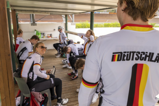 Equipe d'Allemagne - vélodrome TPM de Hyères