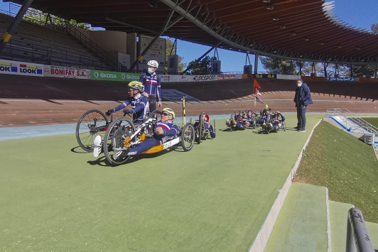 Handisport équipe de France - Vélodrome TPM