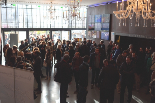 Voeux 2019 : arrivée des agents et élus au Théâtre Liberté