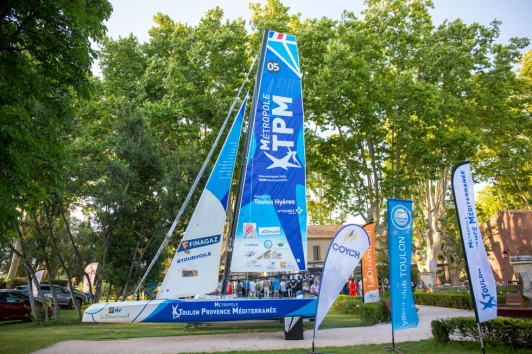 Le bateau aux couleurs de la Métropole TPM a été présenté aux partenaires