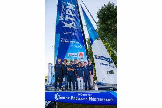 L'équipage et le bateau TPM prêts pour un nouveau Tour !