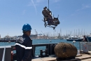 Opération rade propre dans le port de Toulon