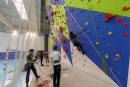 Palais des sports - nouveau mur escalade