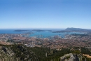 La rade vue du mont Faron