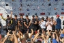Les vainqueurs d'Artémis reçoivent le trophée des LVACWS Toulon des mains du ministre des Sports Patrick Kanner