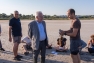 Le maire d’Hyères et vice-président de TPM Jean-Pierre Giran est venu assister à l’opération de baguage et encourager les volontaires 