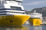 Ferrys vers la Corse sur le Port de Toulon