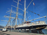 Le Belem en chantier à La Seyne en novembre 2023