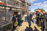 Visite du chantier de restauration du tympan et batiments du salin des Pesquiers