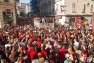 Parade du RCT - Les supporters suivent les joueurs