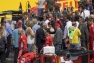 Le président de TPM Hubert Falco avec Niki Lauda, avant le départ de la course