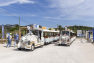 Petit train de la presqu'île à Hyères - Inauguration