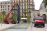 Installation de La Fontaine Italique le 22 septembre 2020