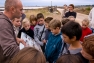 Salins des Pesquiers - Visite d'enfants