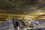 Restauration des décors peints du plafond de Duveau
