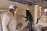 Visite de chantier des travaux à Opéra TPM