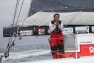 Clément Giraud à l'arrivée du Vendée-Arctique aux Sables d'Olonne