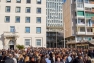 Rassemblement des personnels de la ville et TPM au carré du port