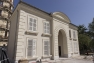 Façade du pavillon d'accueil
