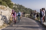 Les coureurs du Tour du Haut-Var dans la montée du Faron