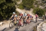 Les coureurs du Tour du Haut-Var dans la montée du Faron