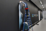 Accrochage de l'exposition