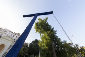 Installation de La Fontaine Italique le 23 septembre 2020